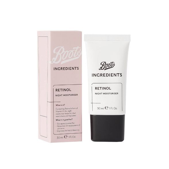 Boots Ingredients Retinol Night Moisturizer - 1 fl oz | Target