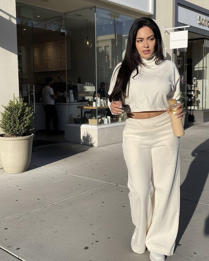 Cozy neutral outfit for fall ☕️ Matching cream sweater + wide leg pants — easy, elevated, and perfect for coffee runs or travel days.

#LTKStyleTip #LTKSeasonal #LTKTravel