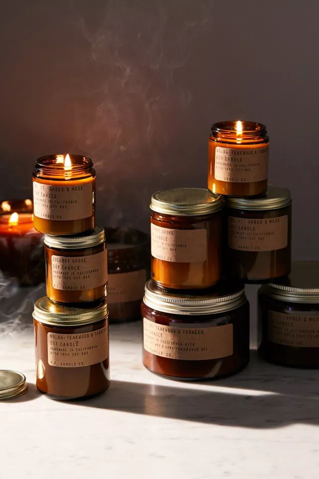 P.F. Candle Co. Amber Jar Soy Candle | Urban Outfitters (US and RoW)