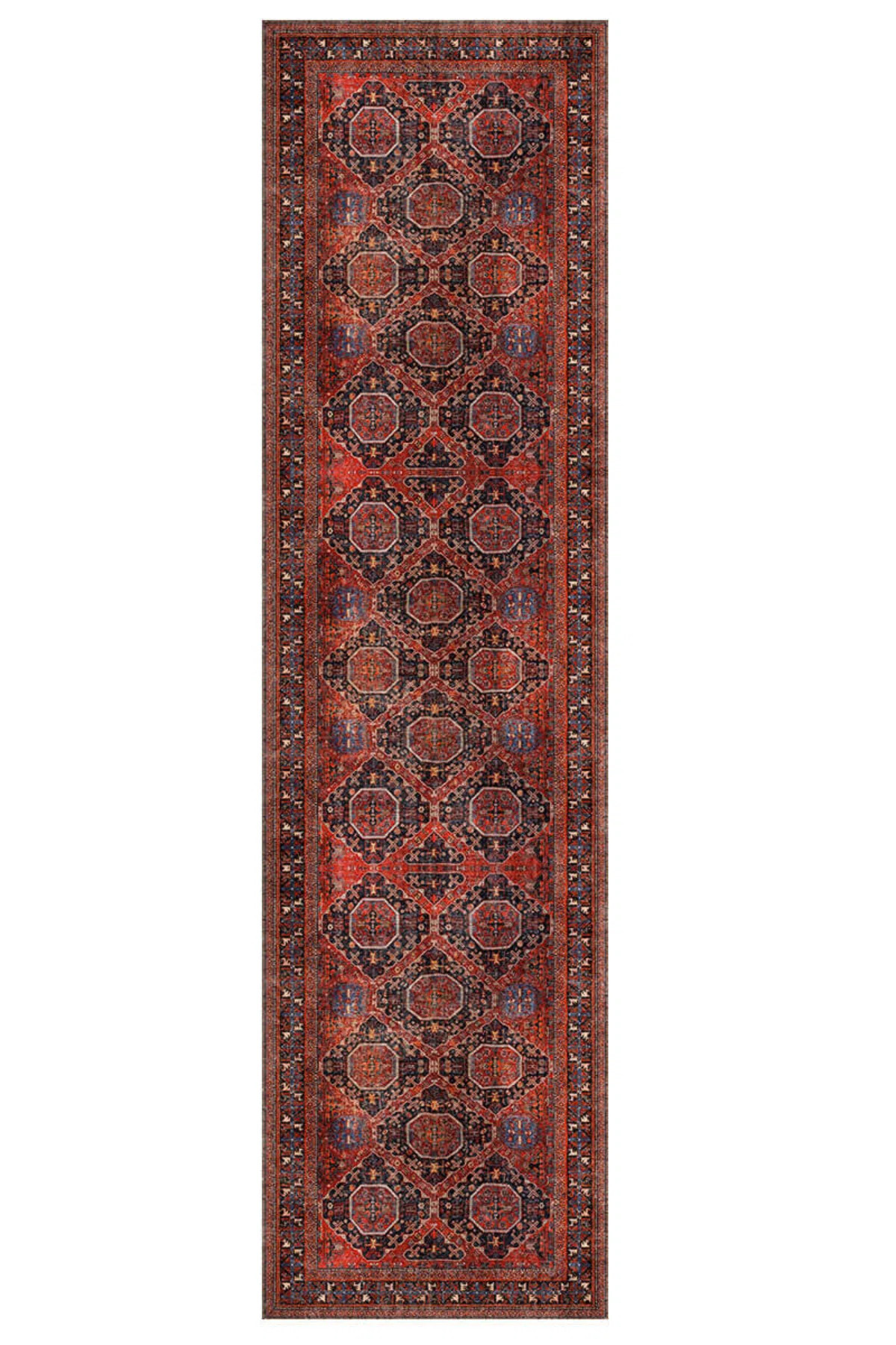 Red Moroccan Polyester Soft Touch Machine Woven Decorative Area Rug | Wayfair North America
