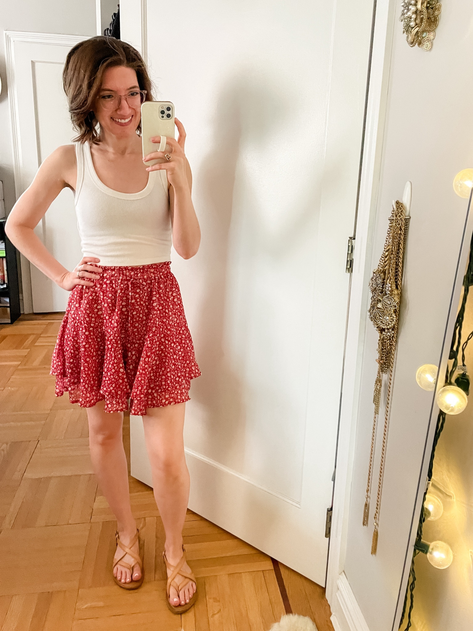 Cropped tank: TTS
shorts: TTS
sandals: TTS


#LTKSeasonal #LTKWorkwear #LTKSummerSales