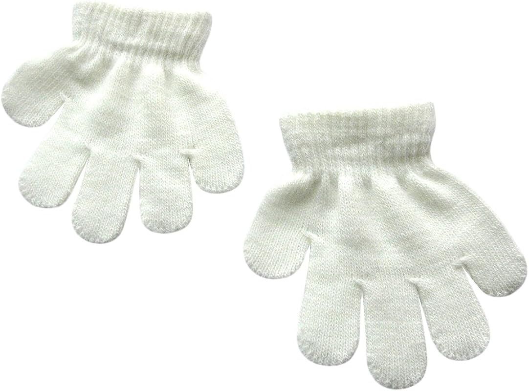 BaiX Toddler Boys and Girls Winter Knitted Writing Gloves, 1-3 Years Old | Amazon (US)
