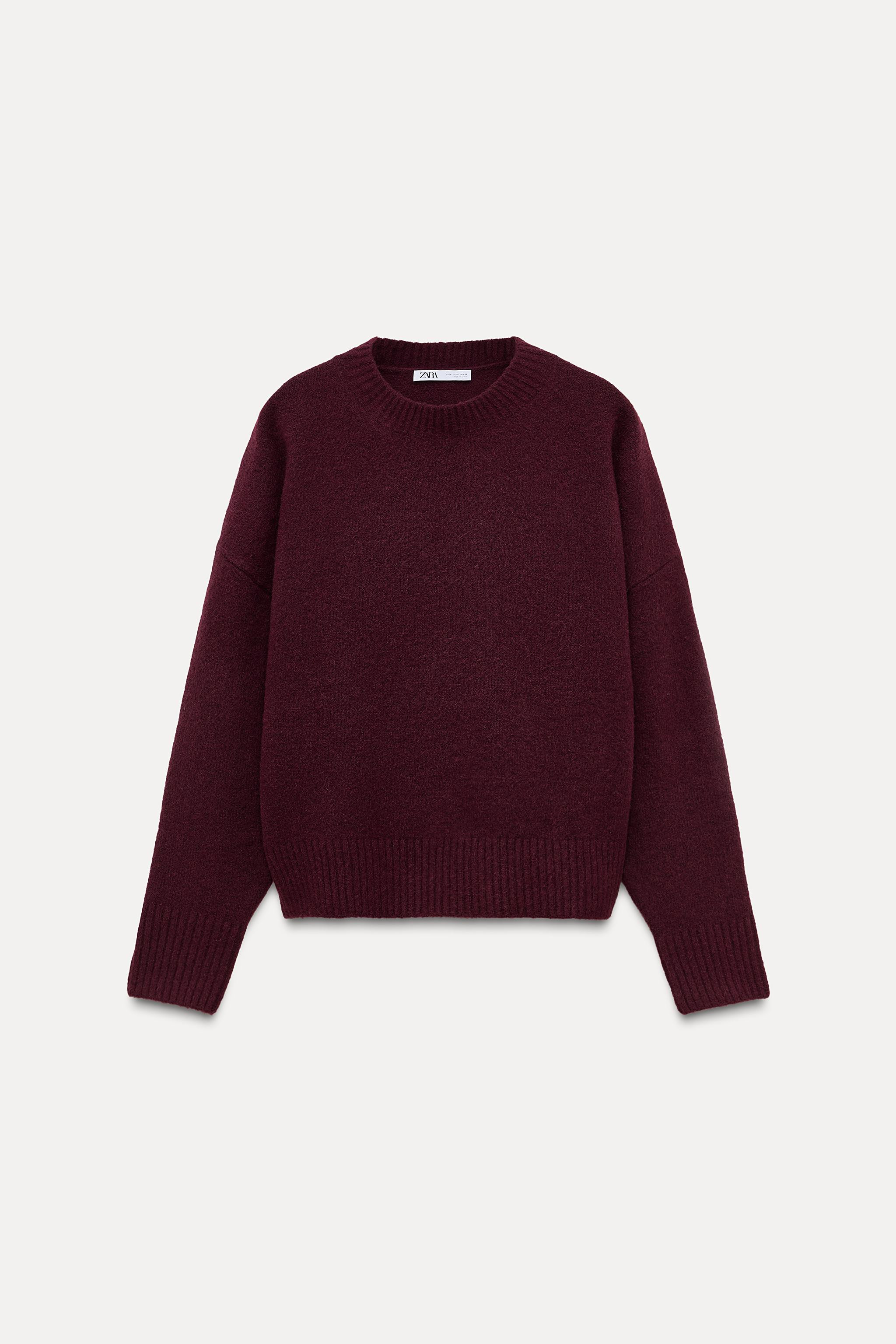 SOFT PLAIN KNIT SWEATER | Zara UK