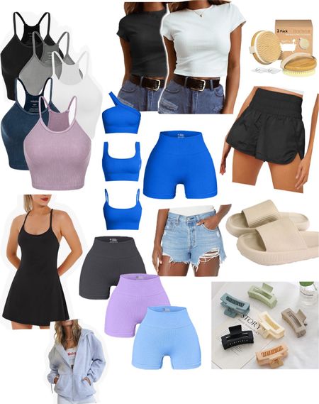 Amazon finds #bikershorts #tanks #tanktop #nikibiki #highwaistedshorts #athletic #athleticshort #athletictop #amazondupe #tennisdress #zipup #athleisure #clawclip #amazon #amazonclothes #amazontrending #cloudslides

#LTKunder50 #LTKSeasonal #LTKfit