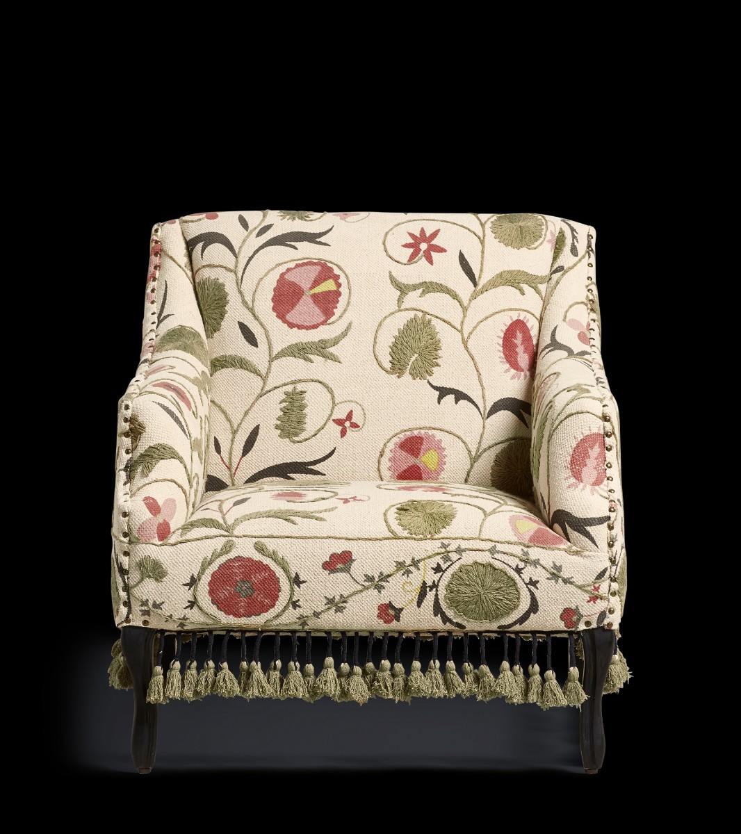 Tarma Armchair - Sheki Olive | OKA US