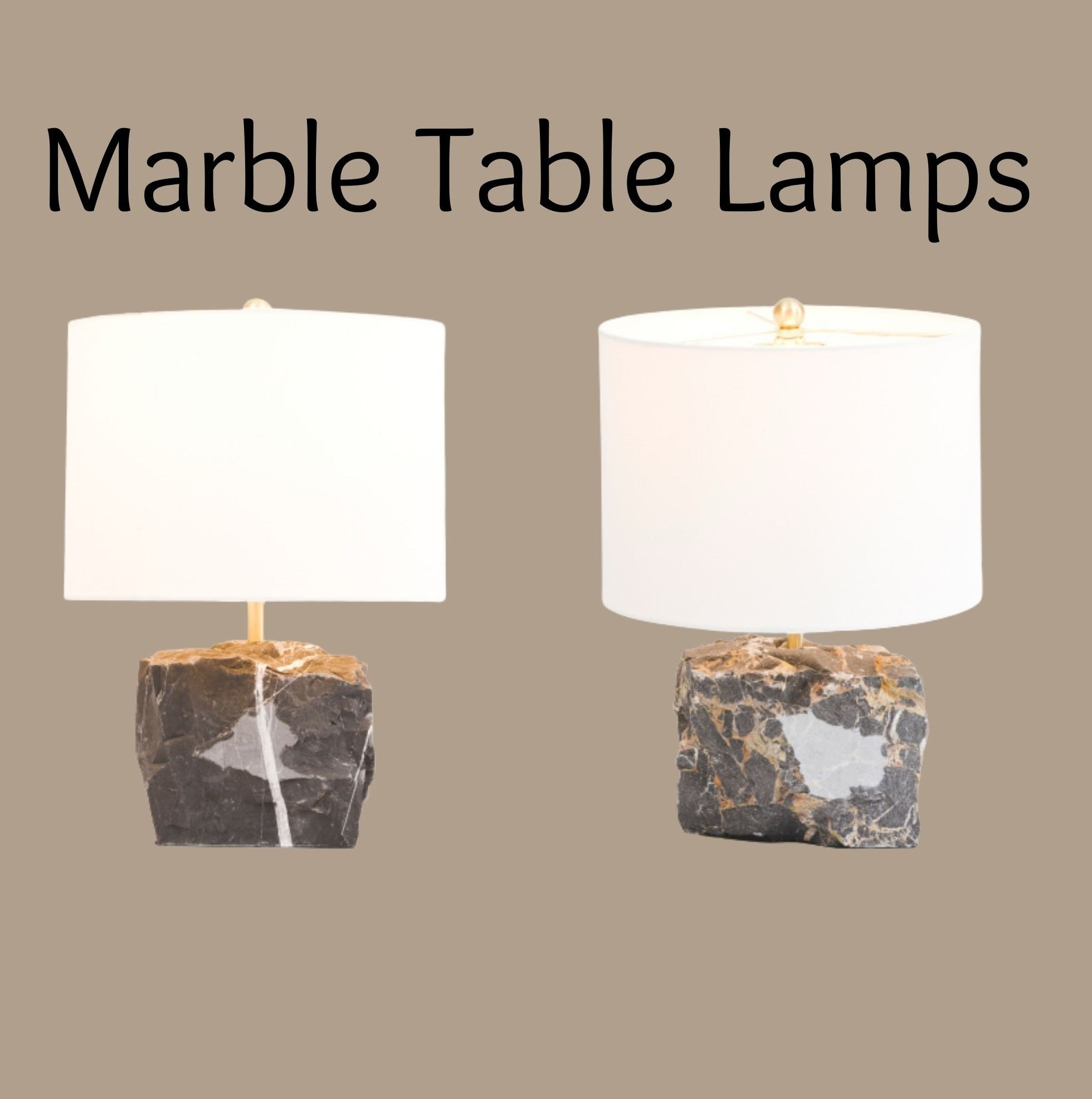 Marble Table Lamps 

#LTKHome #LTKU