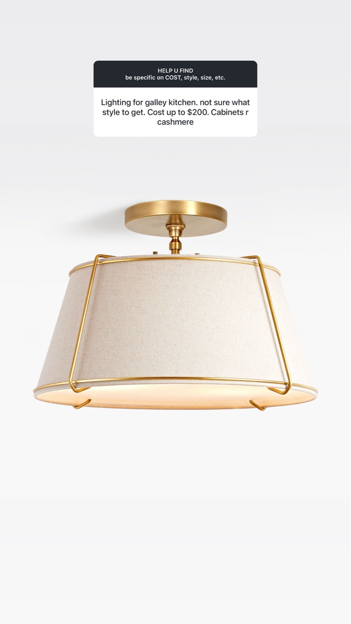 Galley kitchen lights in different pricing

#LTKHome #LTKstorytime #LTKSaleAlert