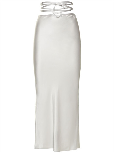 Loop wrap silk satin long skirt - Christopher Esber - Women | Luisaviaroma | Luisaviaroma