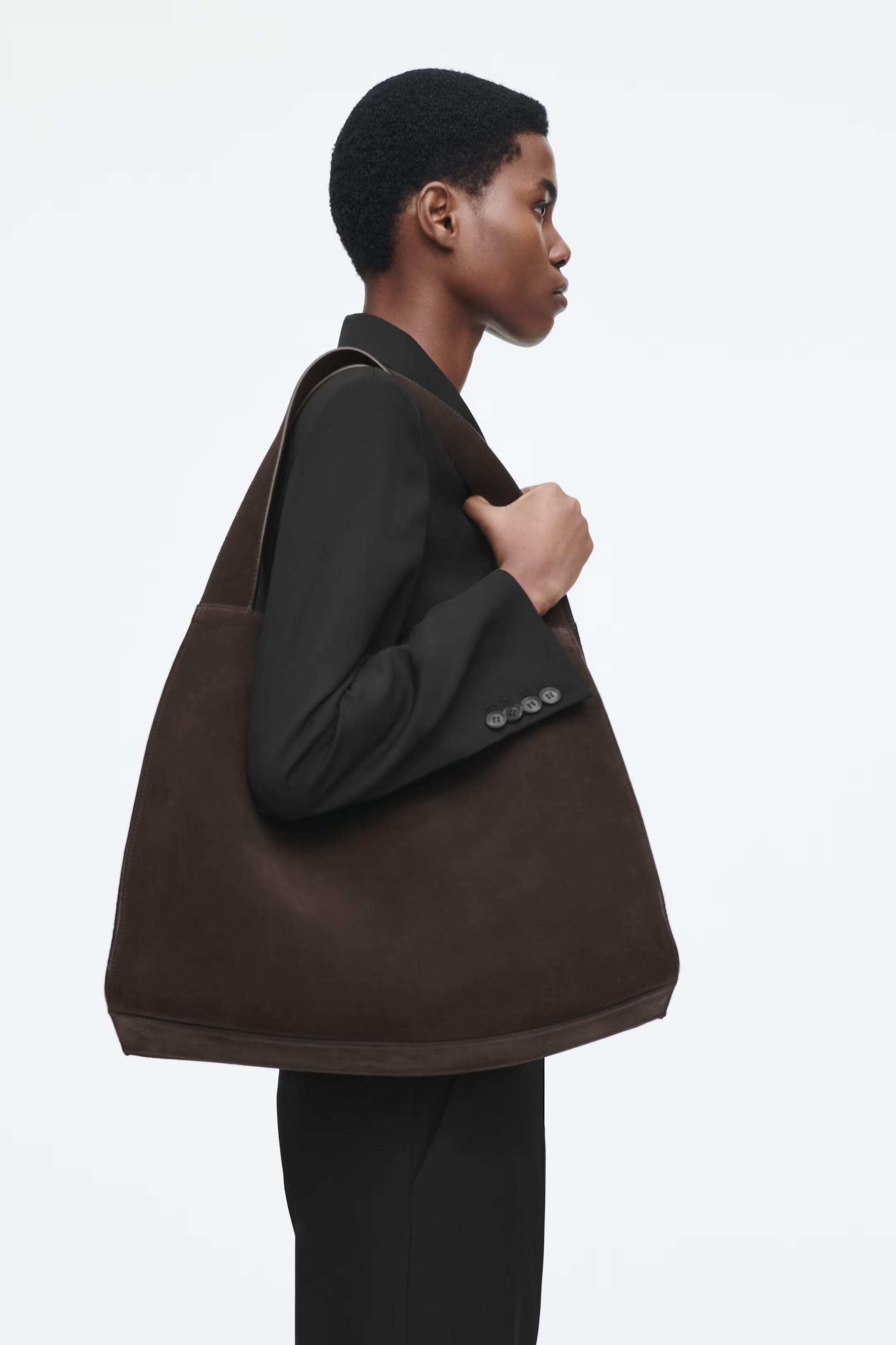 ALCOVE TOTE BAG - LEATHER - BROWN | COS (EU)