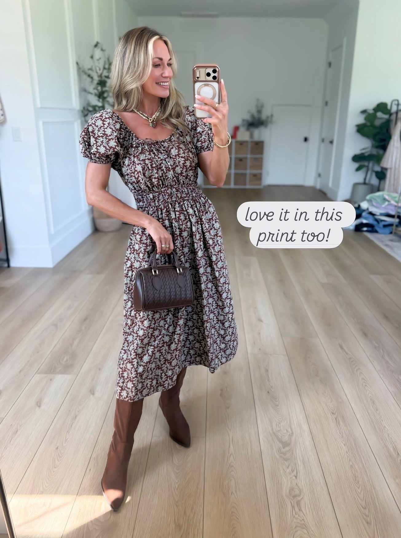 snagged this dress in print and solid! will be wearing both this fall! 👏 wearing my true size xsmall

#LTKootd #LTKPetite #LTKSeasonal