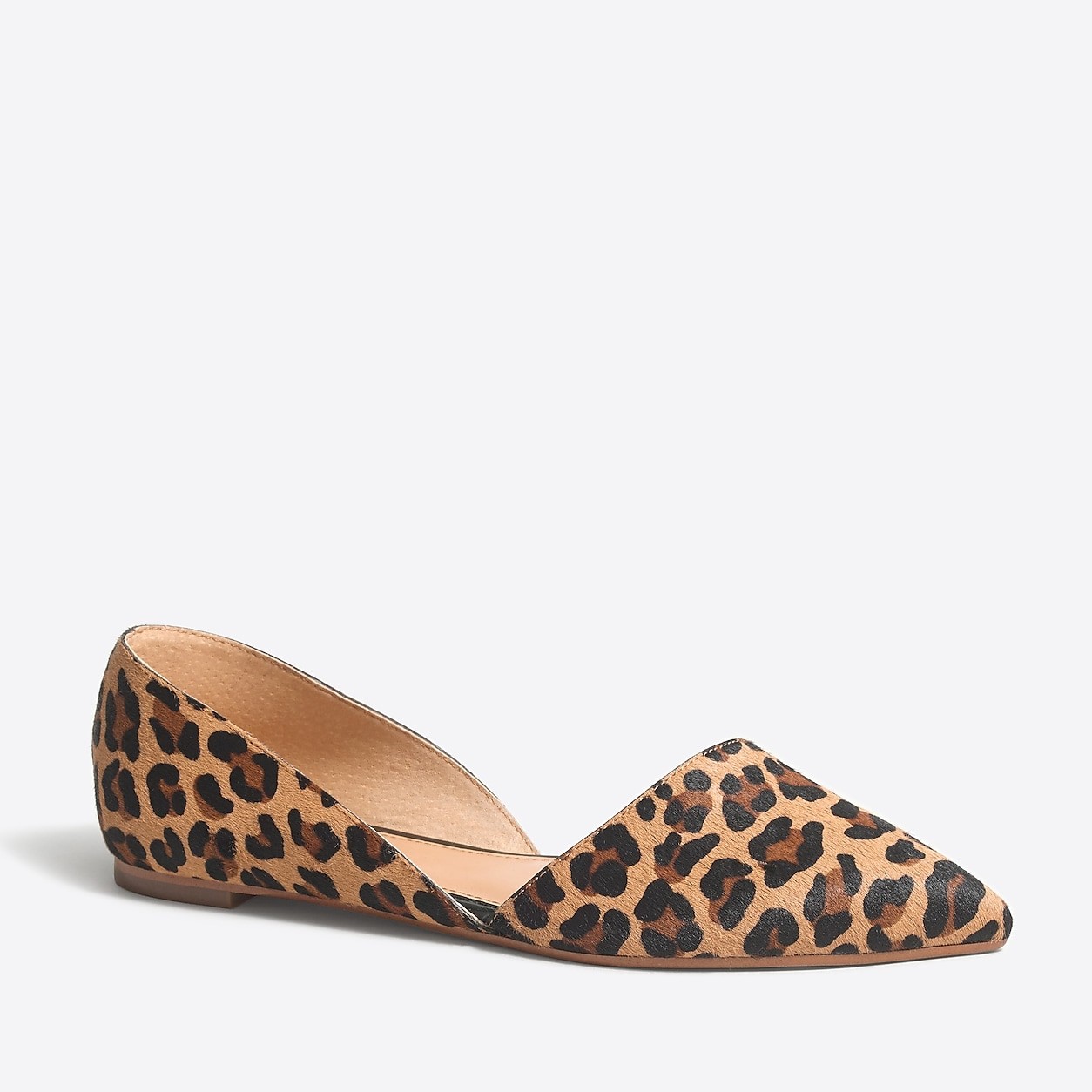 Zoe calf hair d'Orsay flats | J.Crew Factory