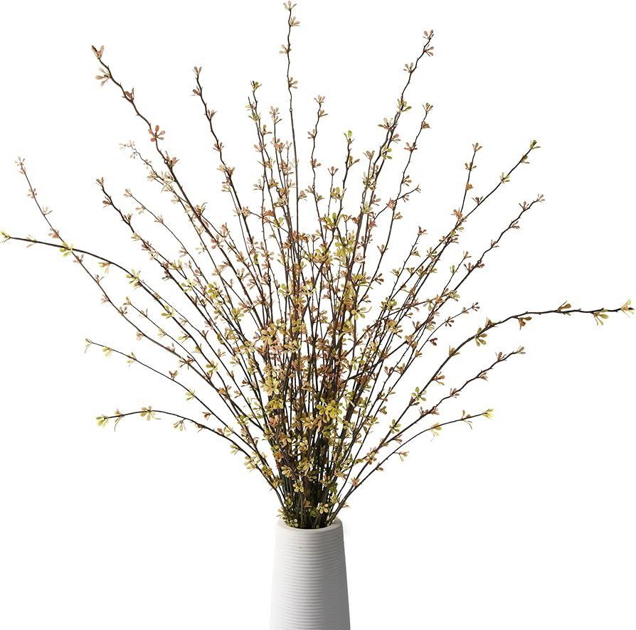 Ivydale Faux Greenery Stems, Artificial Willow Branches for Vase Floor Arrangement, Fake Twig Cim... | Amazon (US)