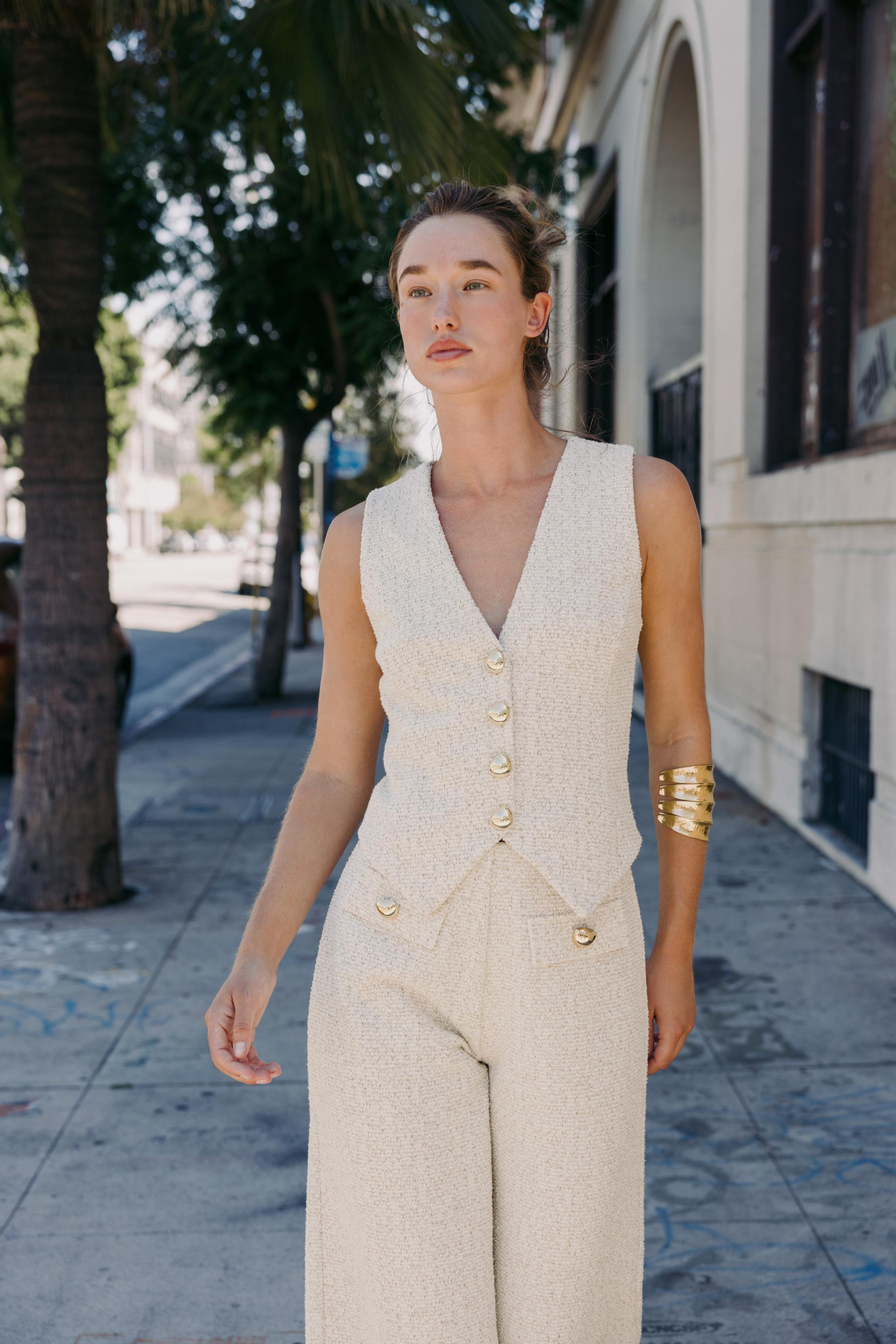 STRUCTURED WAISTCOAT WITH BUTTONS | Zara AU