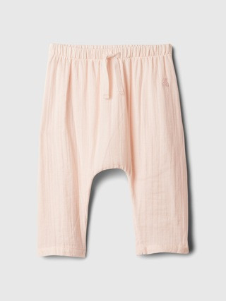 Baby Crinkle Gauze Loose Pants | Gap (US)