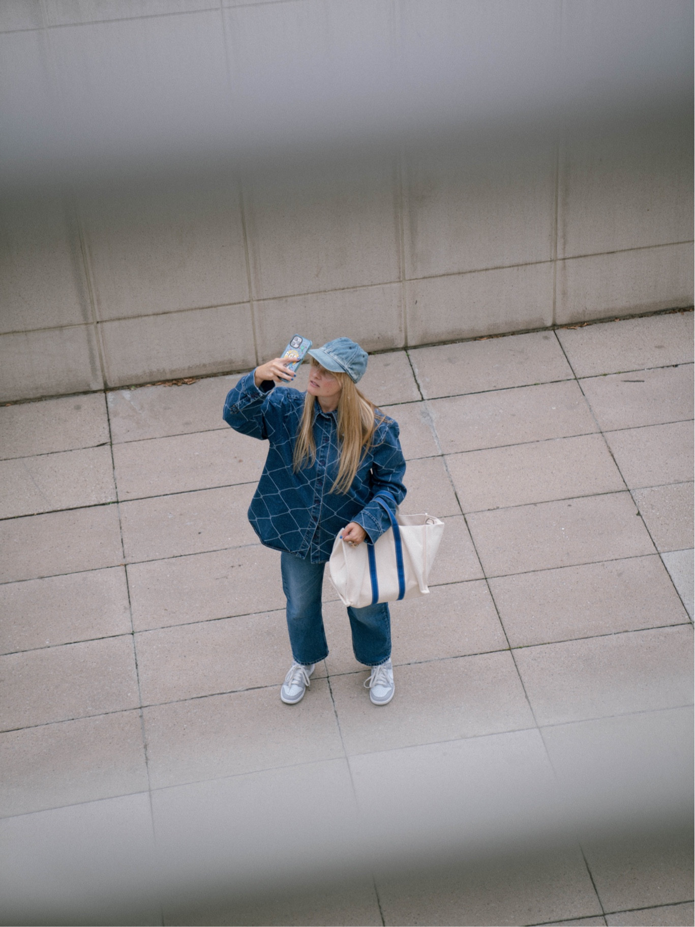 Check out my moody face! 😂 wearing double denim! And these jeans are under £100! 

#LTKunder50 #LTKeurope #LTKstyletip