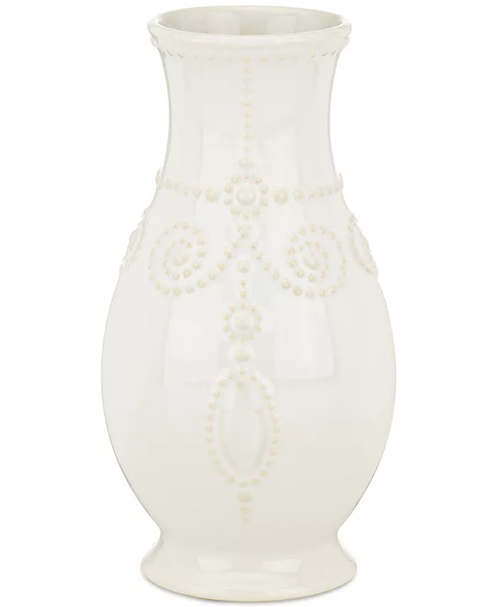 Lenox French Perle Fluted Vase & Reviews - Vases - Home Decor - Macy's | Macys (US)