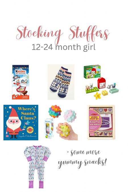 Stocking stuffers for toddler girls, Christmas gift ideas, Christmas presents 12-24 month old, kids stocking stuffer ideas 

#LTKGiftGuide #LTKCyberweek #LTKHoliday