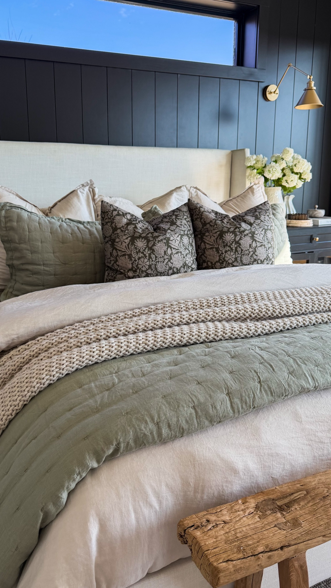 Neutral bedroom styling done right. I layered the Dried Sage organic percale sheets under the sand European linen duvet cover (with 2 down duvet inserts for extra loft) and added the European Dream quilt set in Willowleaf for dimension. The European linen 26x26 shams in sand tie everything together, and the Mabel rug in 9x12 adds warmth and softness underfoot. Think cozy, airy, elevated bedding with timeless texture.

organic bedding set, linen bedroom decor, dried sage bedroom, sand neutral bedding, hotel style bed, fluffy duvet look, willowleaf quilt, oversized Euro shams, 26x26 pillow covers, modern organic home, bedroom layering tips, neutral home aesthetic, 9x12 bedroom rug, textured bedding look
@onequince #quincepartner


#LTKHome #LTKmorningroutine #LTKdayinmylife
