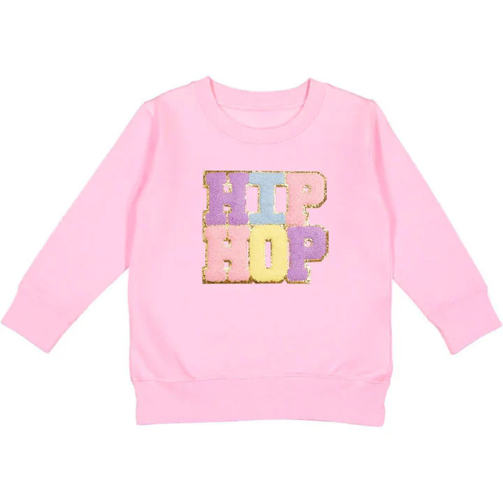 Sweet Wink Hip Hop Patch Easter Sweatshirt | JoJo Mommy