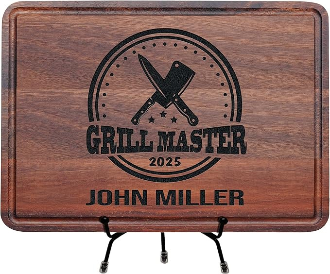 Personalized Cutting Board Gift for Christmas, Birthday, Anniversary, Fathers Day, Men, Husband, ... | Amazon (US)