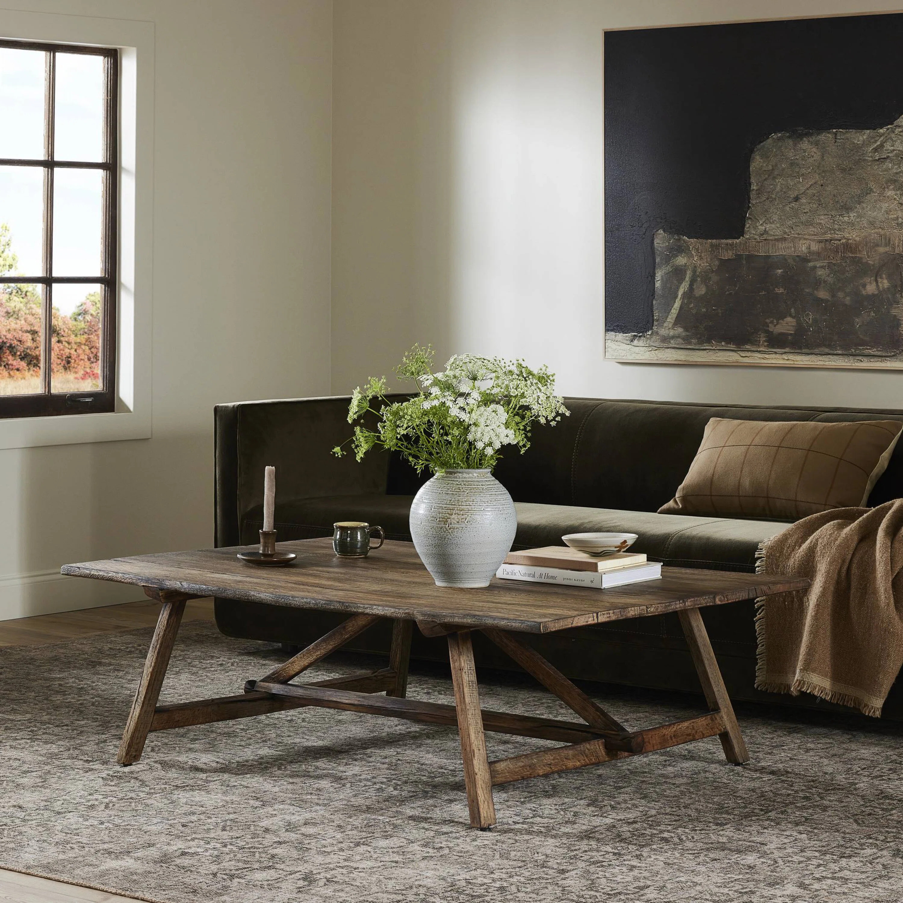 Gerbina Solid Wood Single Coffee Table | Wayfair North America