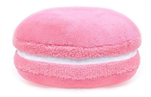 Melife® Creative Candy Color Macaron Shaped Plush Pillow Cushion (Pink) | Amazon (US)