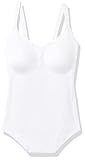 Maidenform Women's Thong Shapewear Bodysuit DMS083, White, Small | Amazon (US)