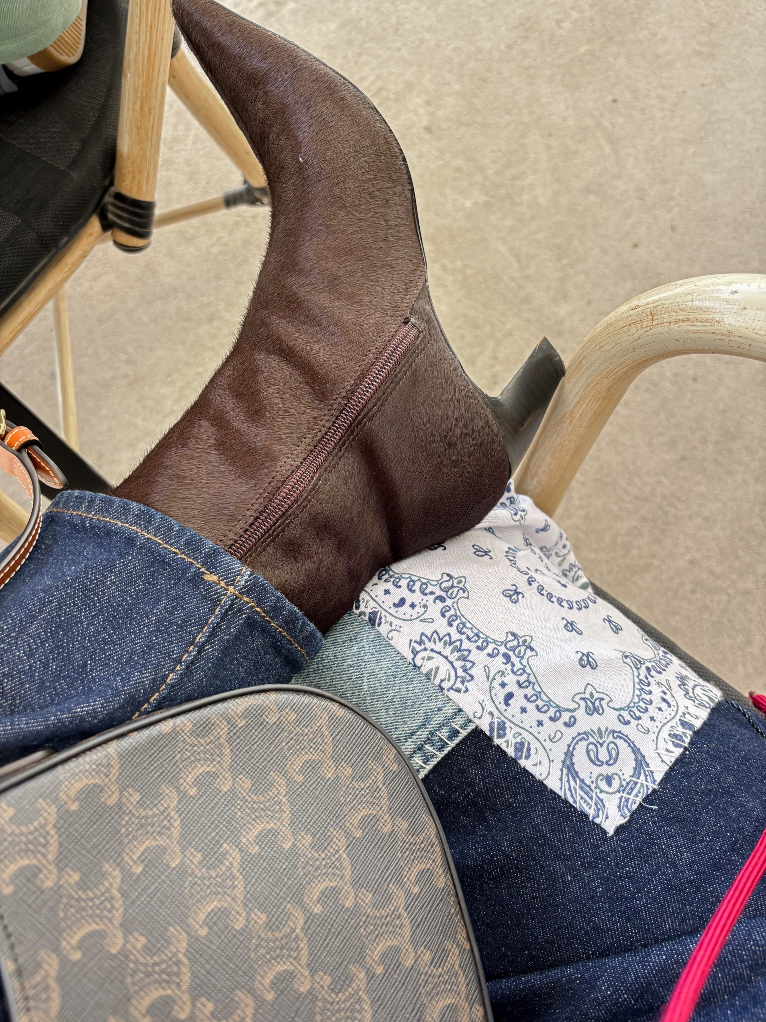 Pony hair chocolate brown boots 
#leatherboots # chocolatebrown

#LTKshoes #LTKwinter #LTKeurope