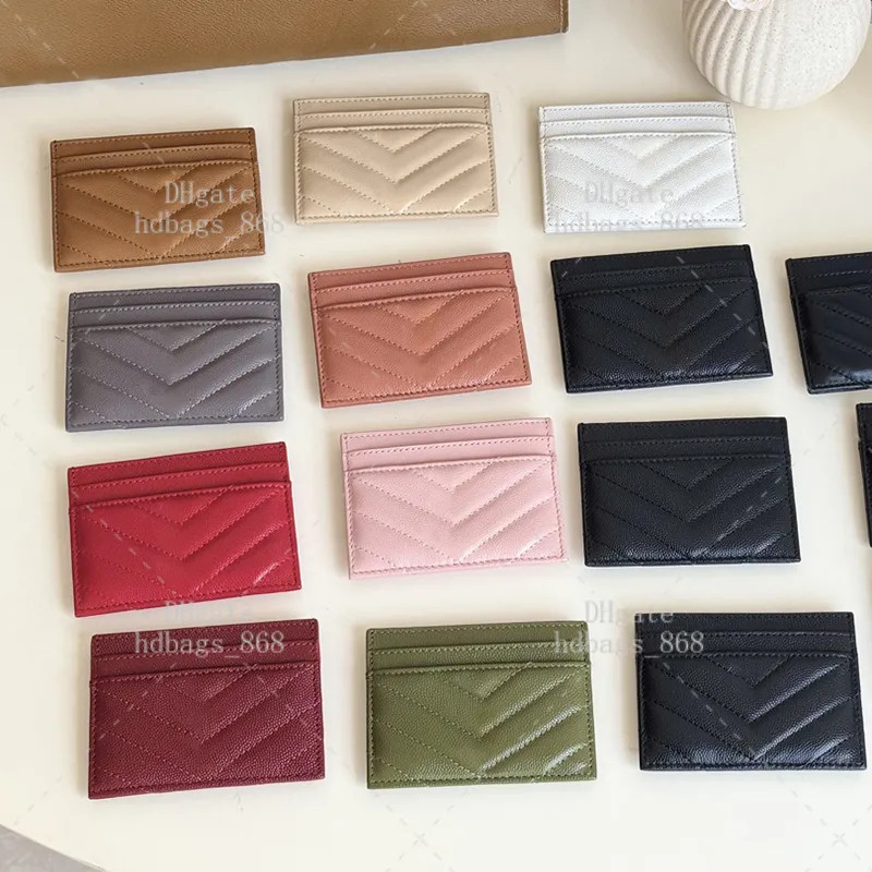 High-Quality Mini Designer Wallet - Genuine Leather Card Holder Bag with box Y120A | DHGate