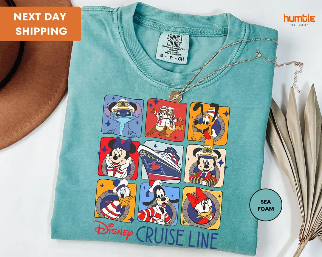Comfort Colors® Disney Cruise Line shirt,Mickey And Friends Family Cruise Vacation,Disney Cruise... | Etsy (US)