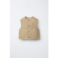 Zara - Patch-Weste - Sandfarben - 1½ Jahre (86 Cm) - Unisex | Zara DE