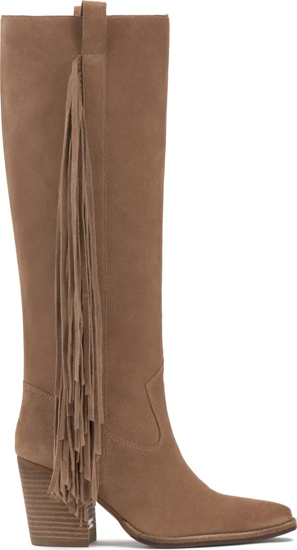 Vince Camuto Pelia Fringe Knee High Boot (Women) | Nordstromrack | Nordstrom Rack