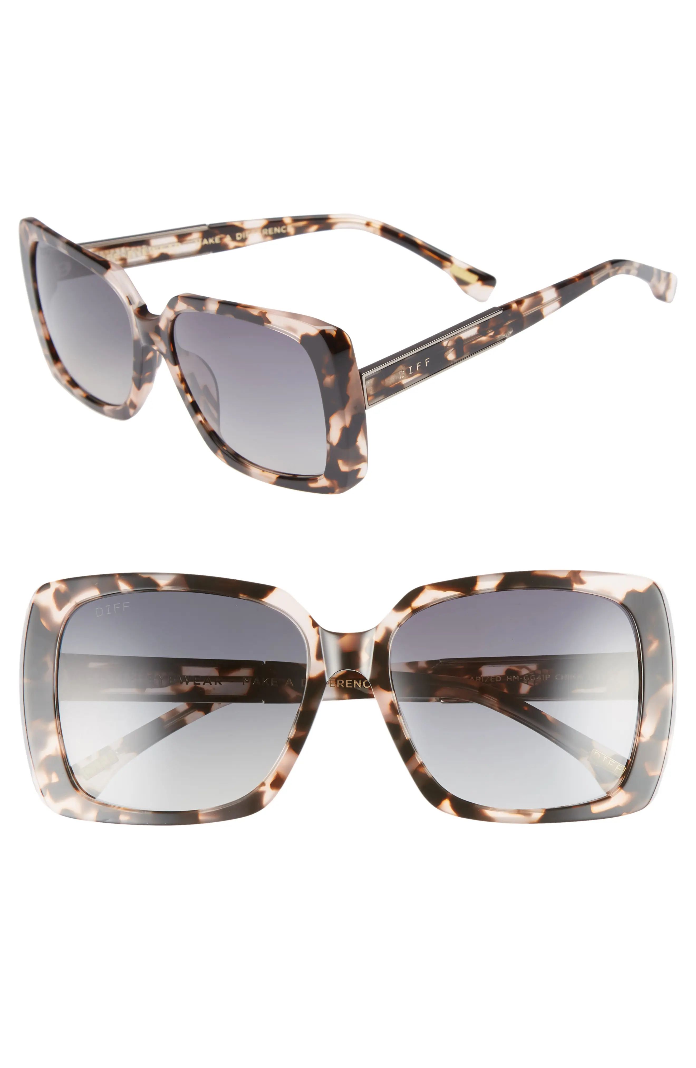 DIFF Sophie 52mm Polarized Sunglasses | Nordstrom