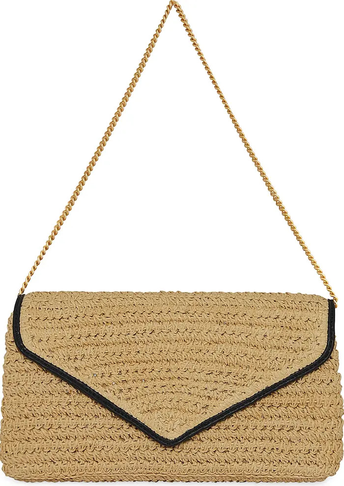 Rebecca Minkoff Straw Envelope Flap Clutch | Nordstrom | Nordstrom