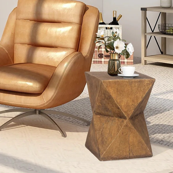 Orentha Stone/Concrete Side TableSee More by 17 StoriesRated 4.9 out of 5 stars.4.928 ReviewsEarn... | Wayfair Professional