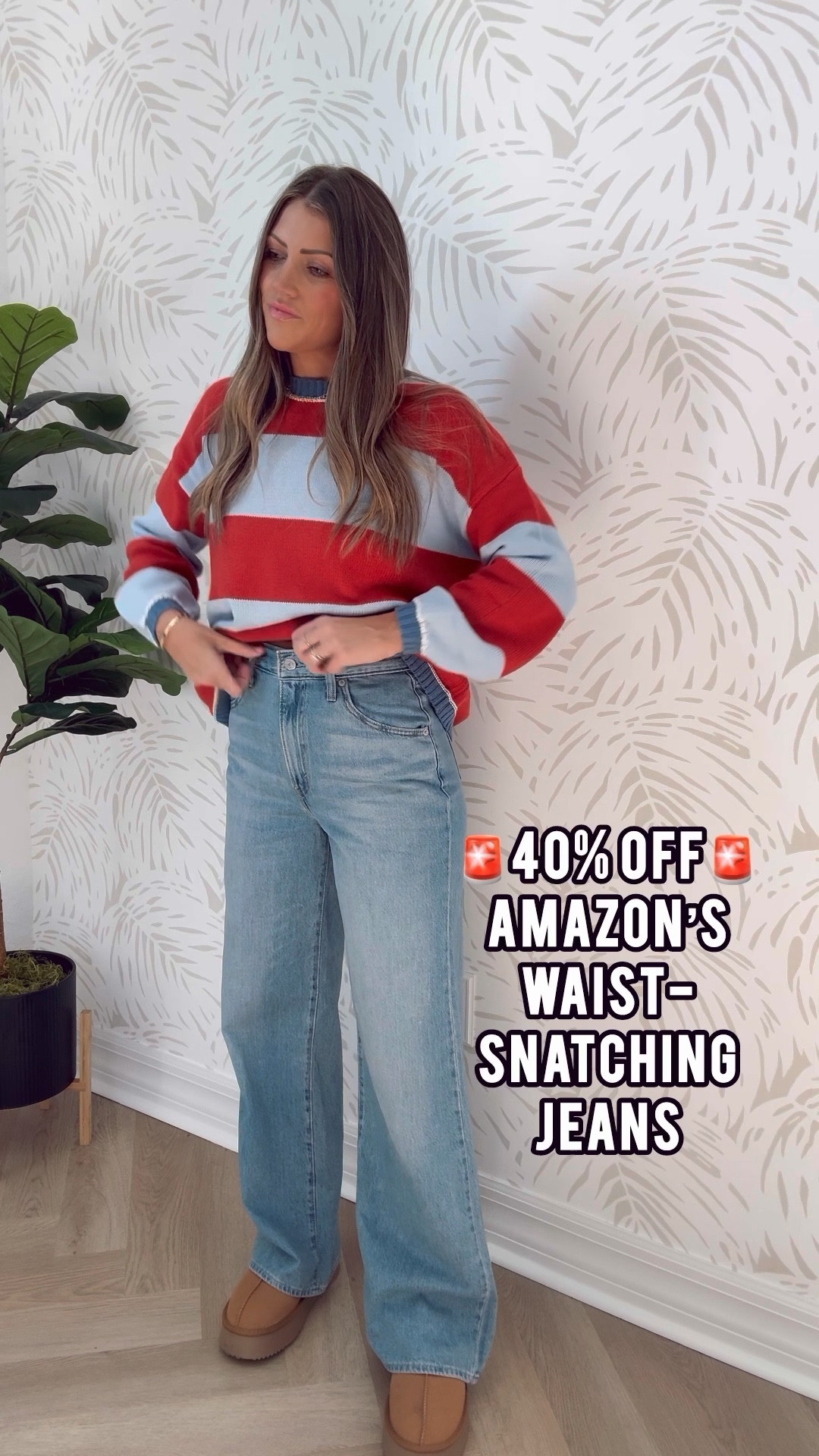 @amazon started their Black Friday deals early for us 🥳 including soo many of my faves! these jeans are normally almost $80, but you can get them for UNDER $50 right now! deals are limited and go quickly, so I would act fast. 💨 linking up my entire outfit (all Amazon, ofc!), along with some other faves I love that are also on deal. for reference: I’m about 5’4, wearing my true size 2/26. #ad #founditonamazon #WinterFavorites2025 