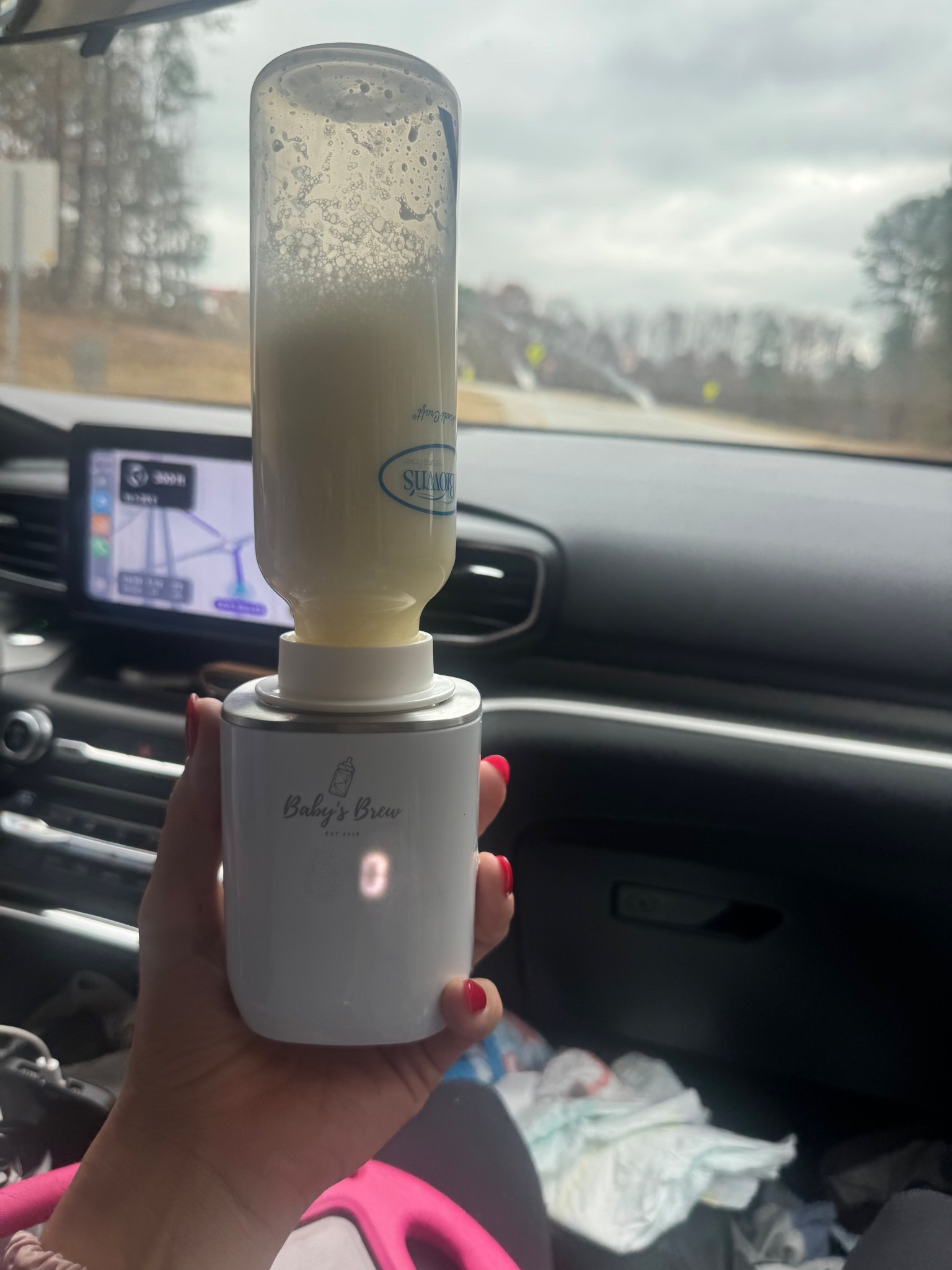 If you have a temperature diva bottle fed baby, you NEED this. Portable bottle warmer 🙌🏻 

#LTKBaby