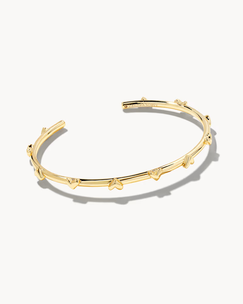 Haven Heart Cuff Bracelet in Gold | Kendra Scott
