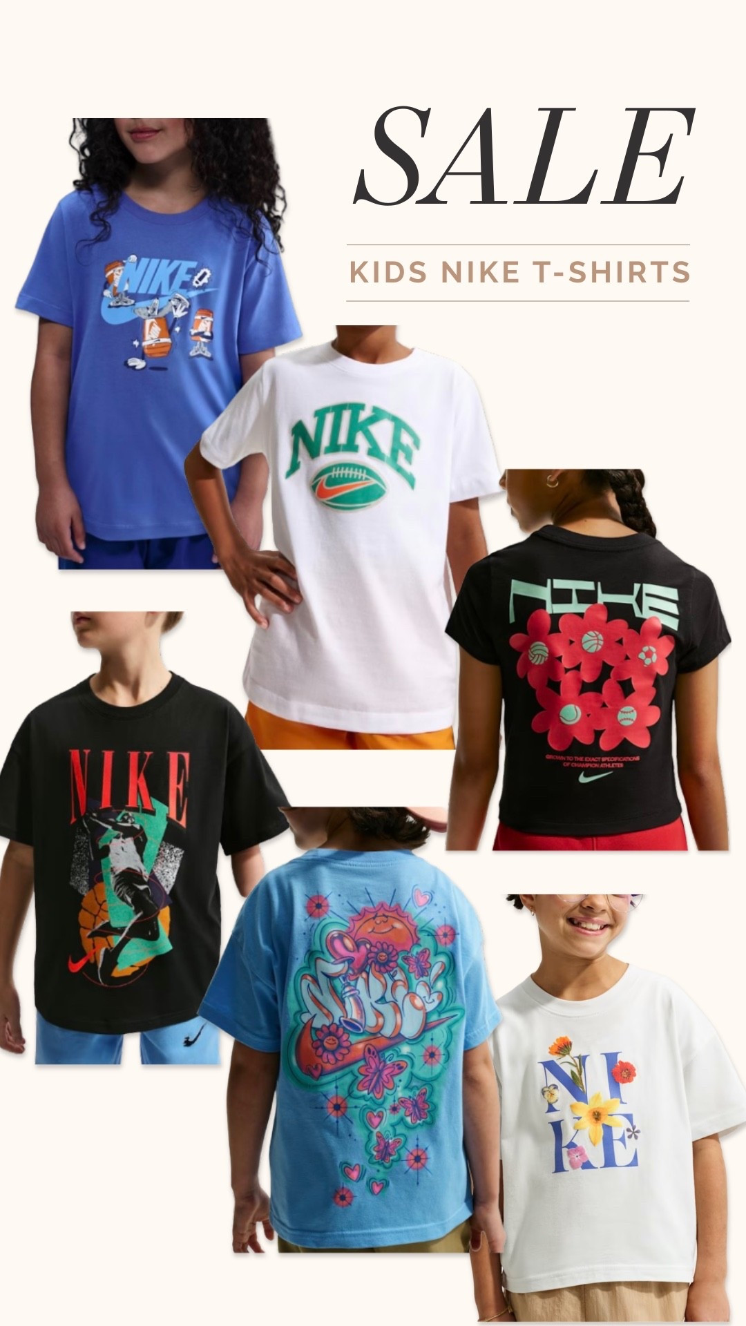 Nike t-shirts on sale!

#LTKmomlife #LTKKids #LTKSaleAlert