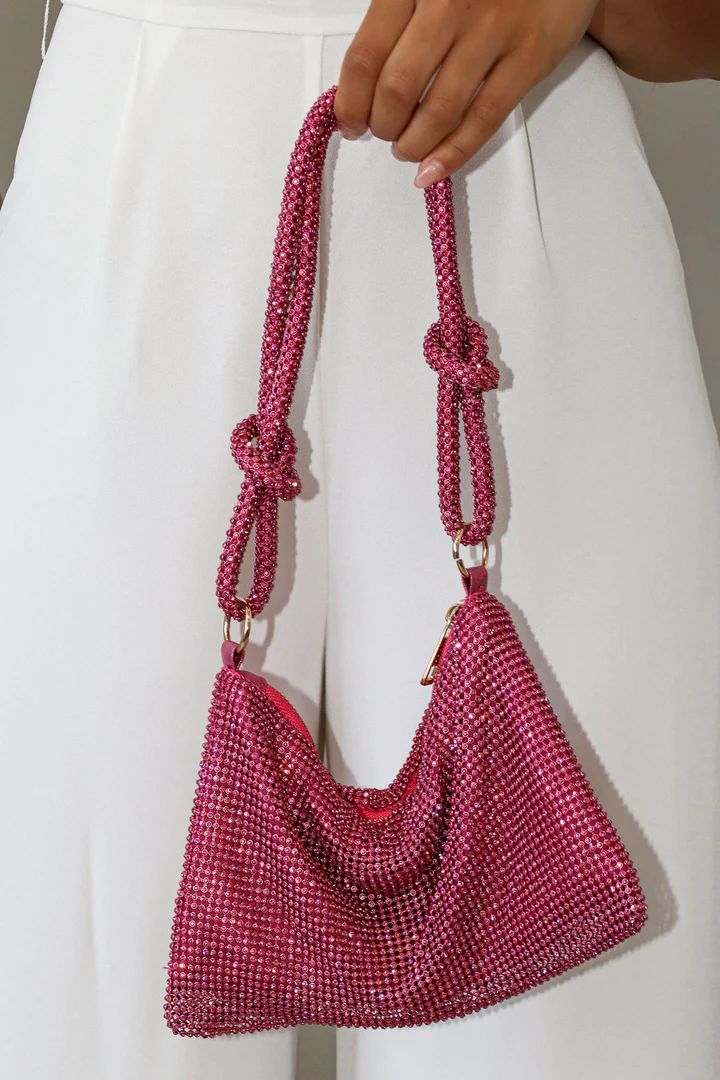 Ripley Embellished Shoulder Bag - Pink | Petal & Pup (US)