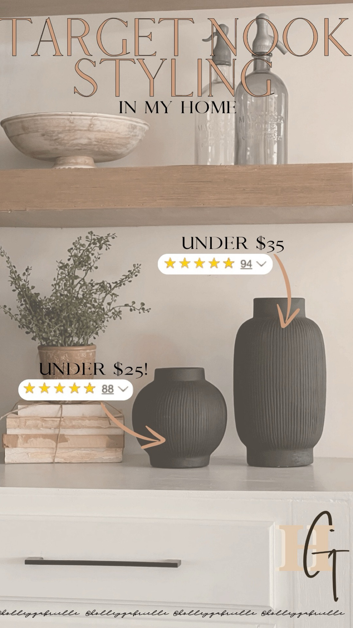 How I styled this nook in my home!🥰 this lil spot is my fave lately. Simple & darling! The distressed books you can 100% do yourself but the rest is target 🌱

Back to college / dorm styling / apartment styling / living room decor / Home decor / cozy vibes / home / target finds / studio McGee / faux plant / shelf decor / Holley Gabrielle 

#LTKFindsUnder100 #LTKBacktoSchool #LTKHome