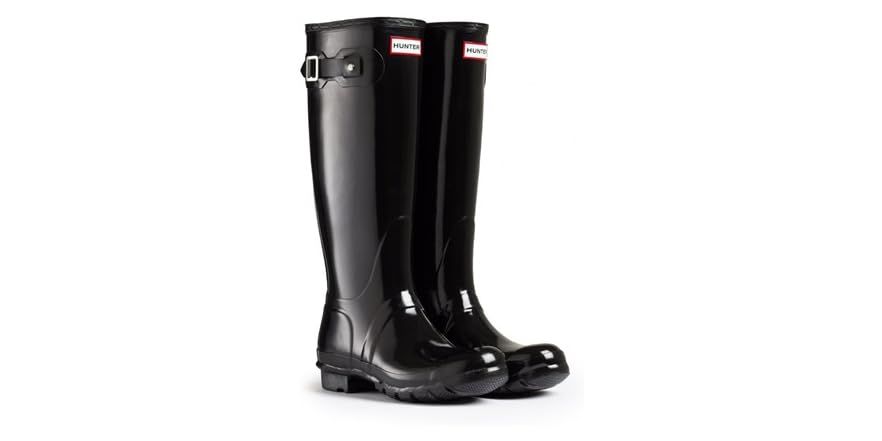 Hunter Women's Original Tall Gloss Boot - $64.99 - Free shipping for Prime members | Woot!