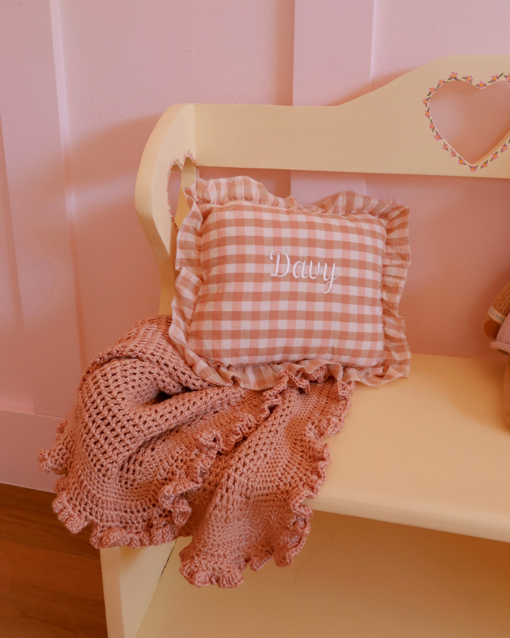 personalized baby pillow