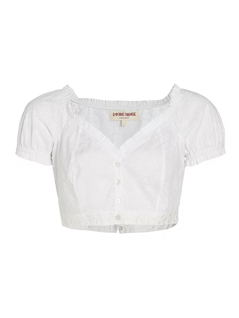 Violante Crop Top | Saks Fifth Avenue