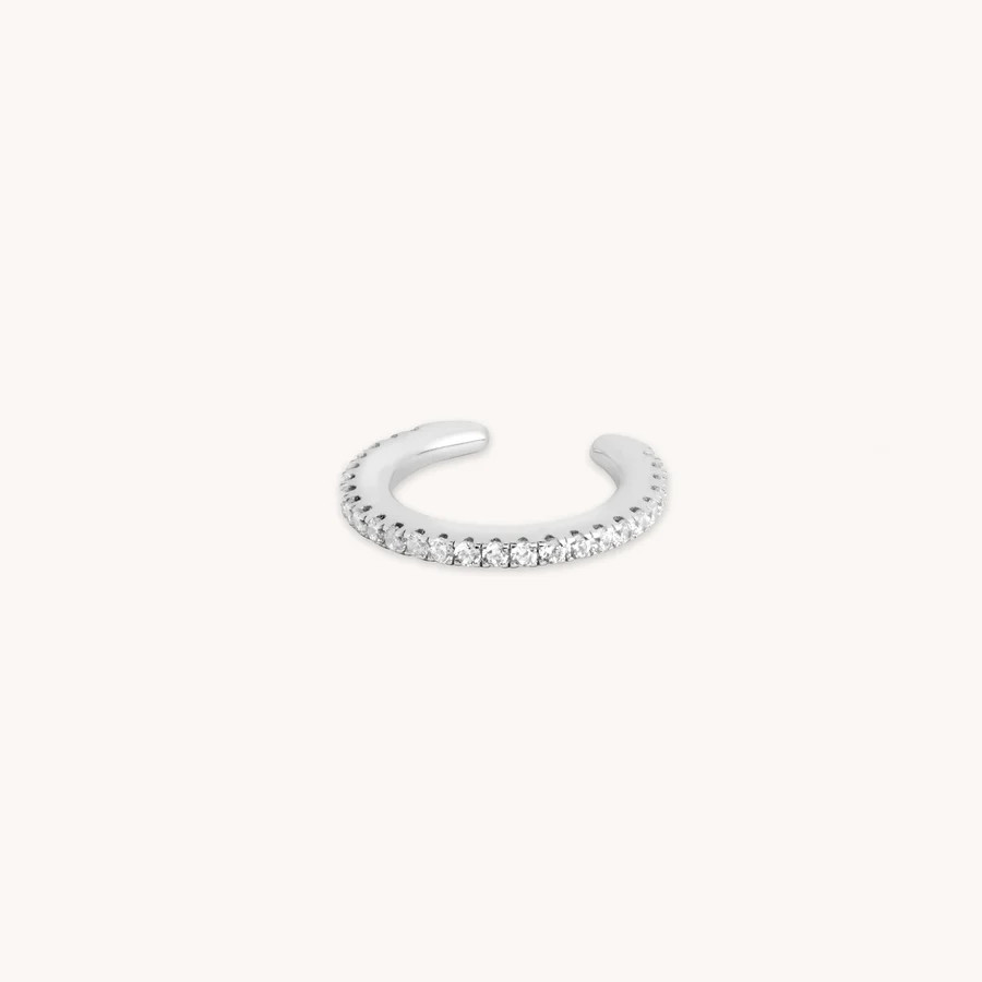 Twist Cuff in Silver | Astrid & Miyu UK