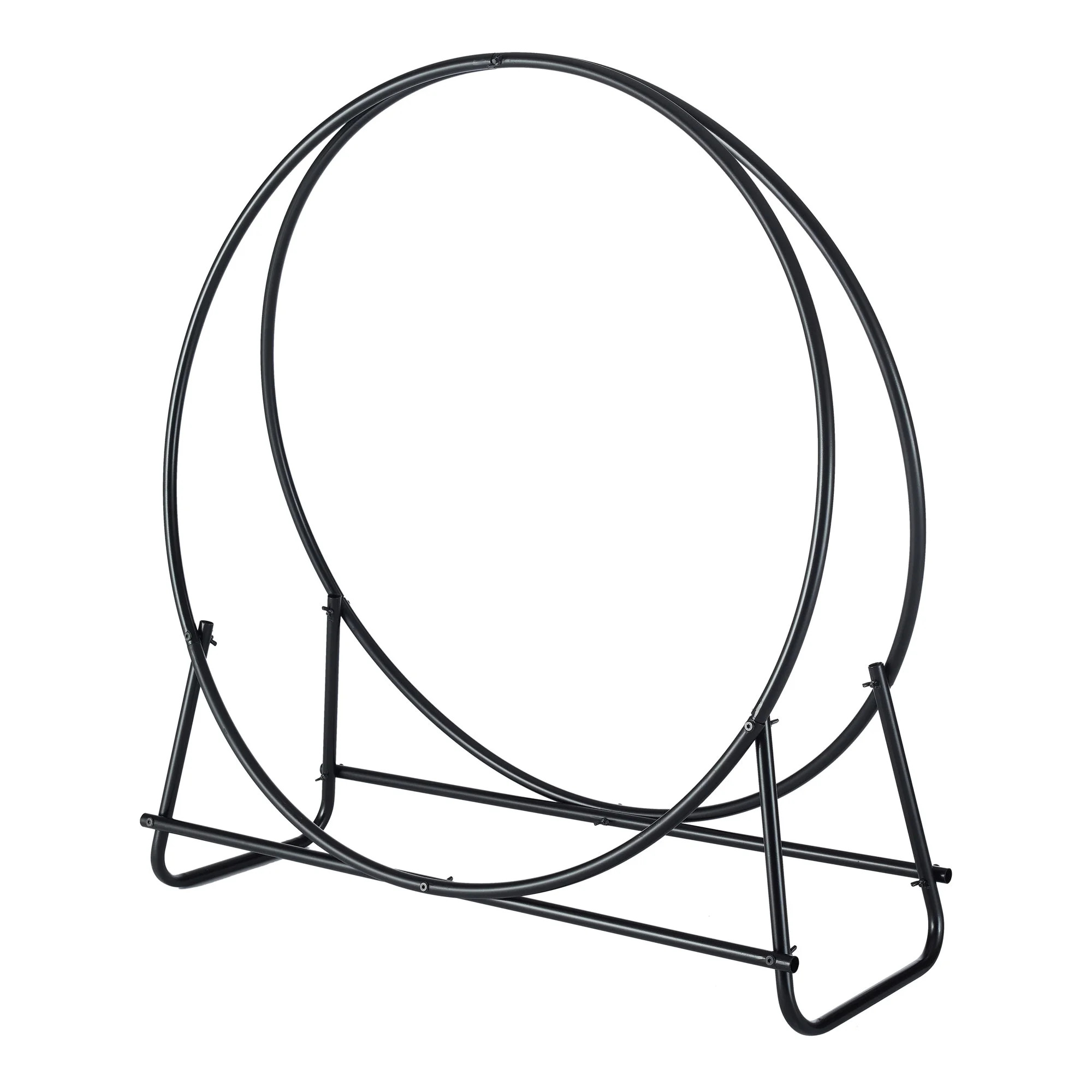 Mainstays 40 inch Metal Log Holder Black Powder Coated Finish - Walmart.com | Walmart (US)