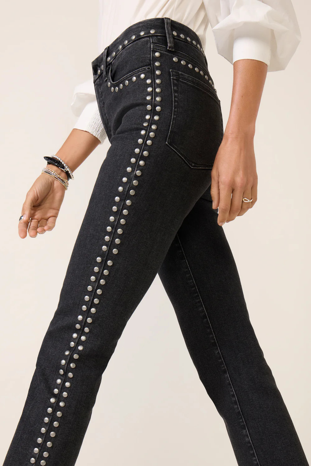 Studded Good Legs Straight Jean | Evereve