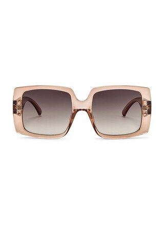 Le Specs Glo Getter Sunglasses in Pebble from Revolve.com | Revolve Clothing (Global)