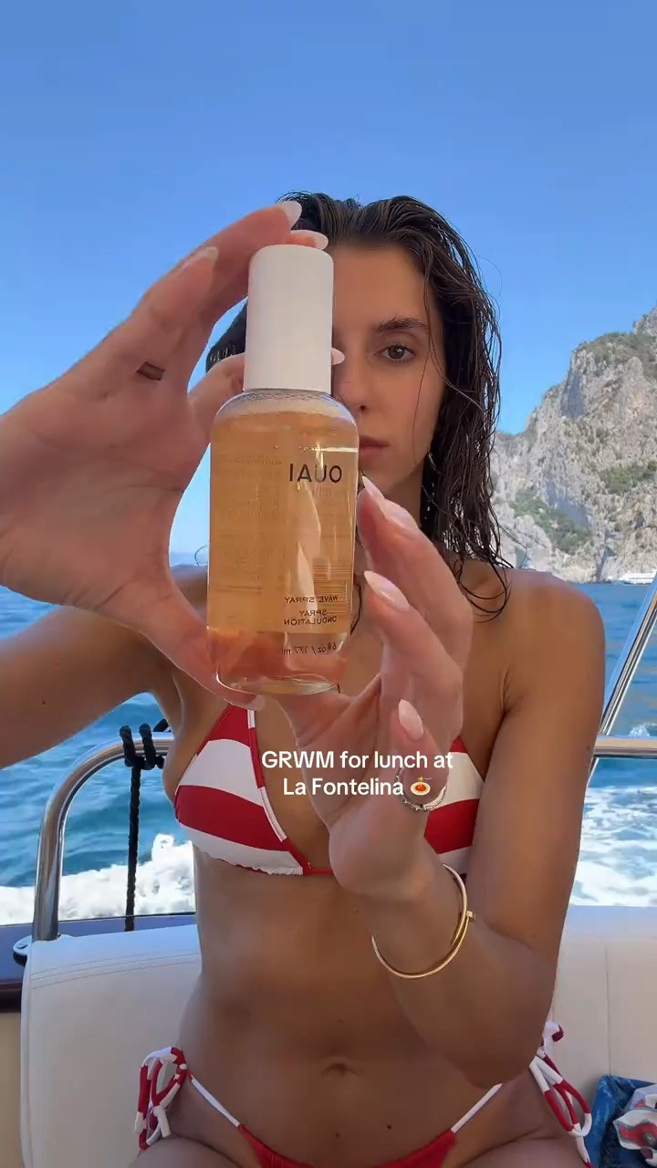 GRWM for lunch on vacation ☀️