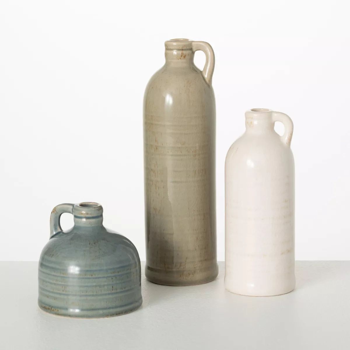 Sullivans Set of 3 Bottle Vases 10"H, 7.5"H & 4"H | Target